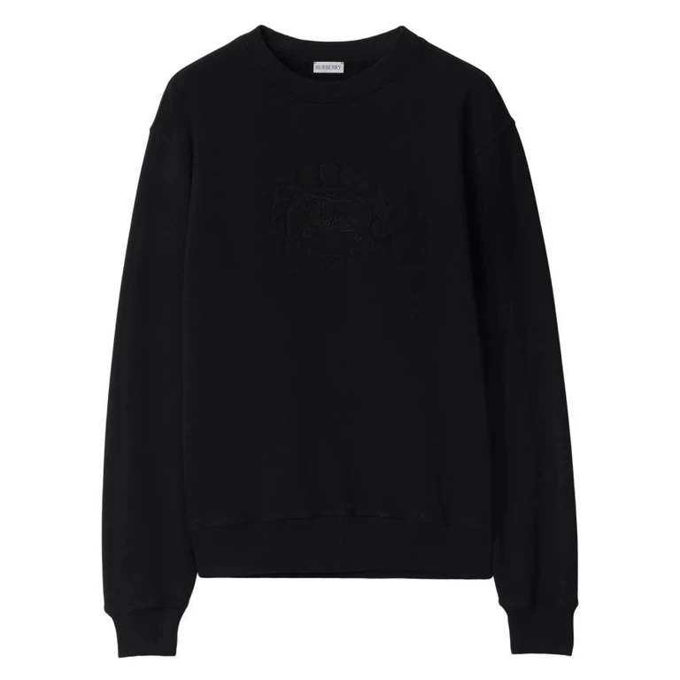 Burberry EKD Embroidered Cotton Sweatshirt