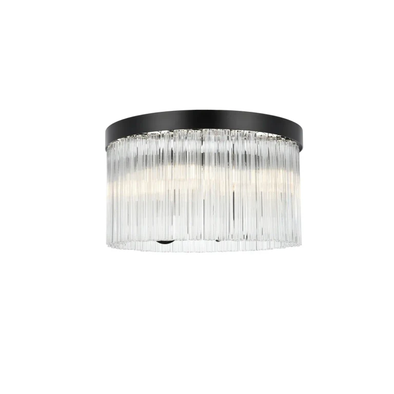 Black Flush Mount from the Harlow Collection