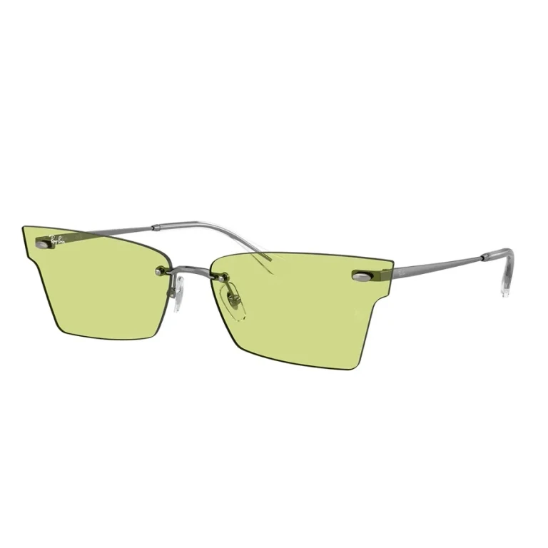 Ray Ban Green Irregular Unisex Sunglasses RB3730 004/2 64