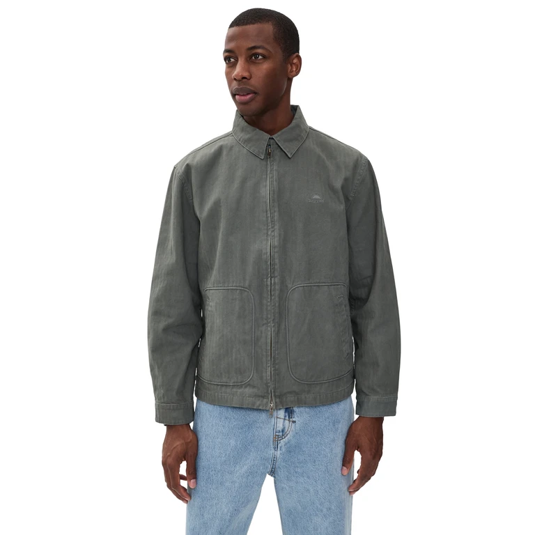 Rhythm Awake Herringbone Jacket Charcoal XL