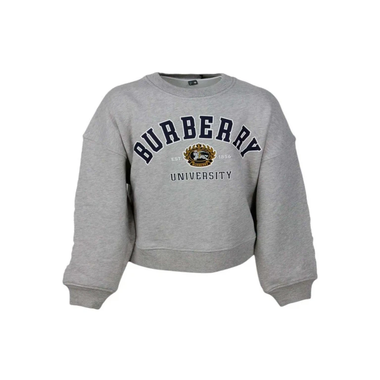 Sudadera gris para hombre Burberry