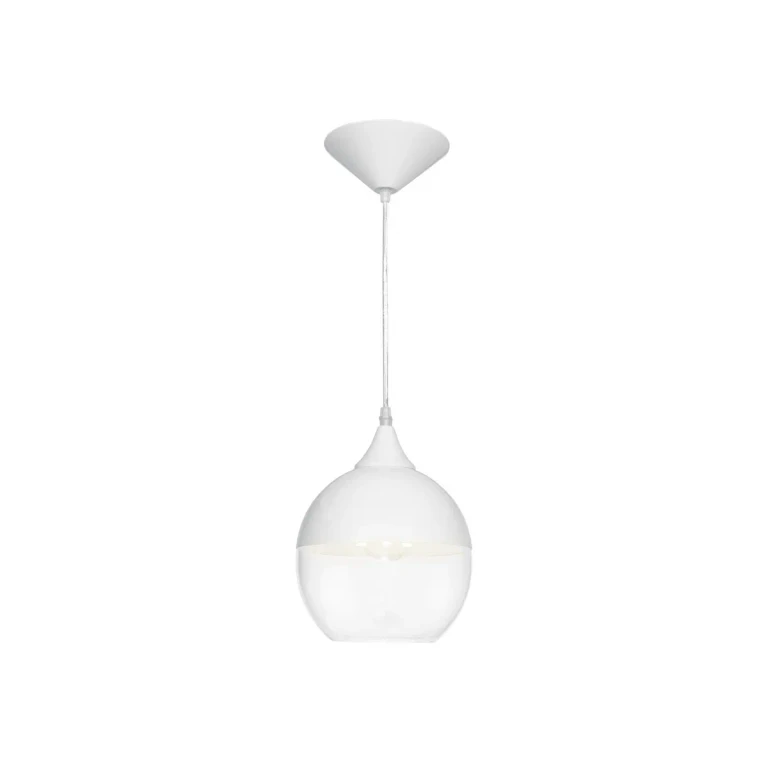 Robertson Blvd. 1-Light Pendant in White