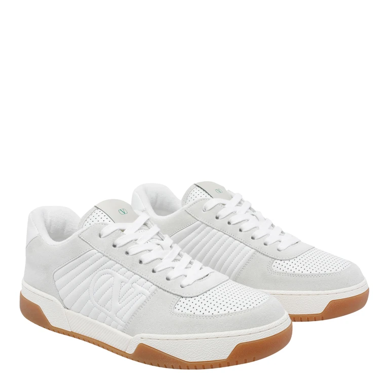Valentino Garavani Sneakers White Calf Leather/rubber Sole - Men