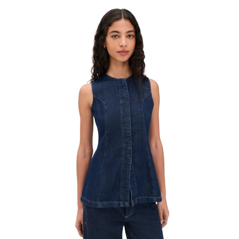 Joe's Jeans The Seamed Denim Tunic Honor S