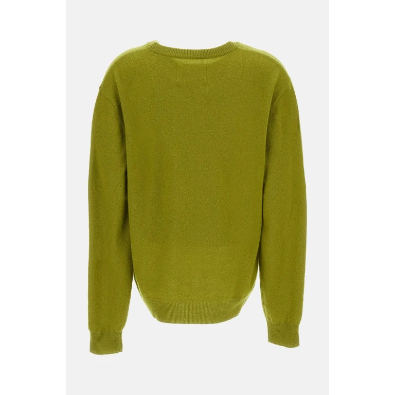 Cashmere Crew Neck Pullover (39721101TU01GRASS)