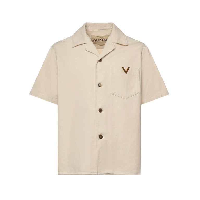 Valentino Garavani Shirts White Cotton - Men