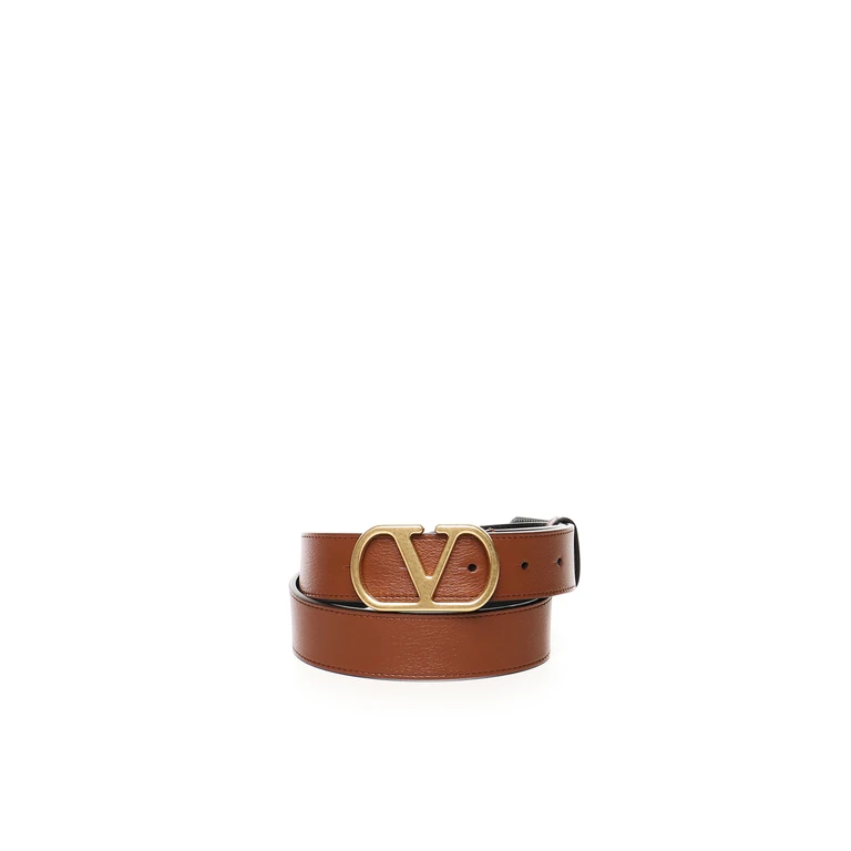 Valentino Garavani Belts Brown Calfskin - Women