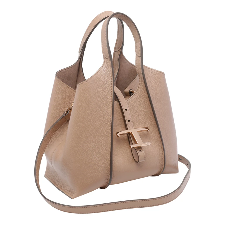 Tod's Timeless Logo Charm Tote Bag