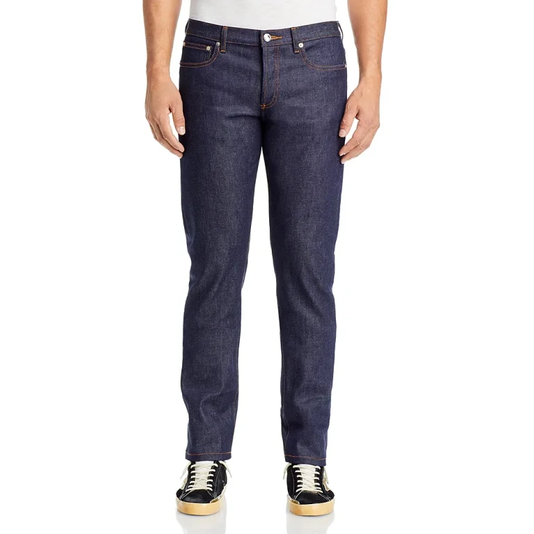 A. p.c. Petit Standard Straight Slim Fit Jeans in Indigo Stretch