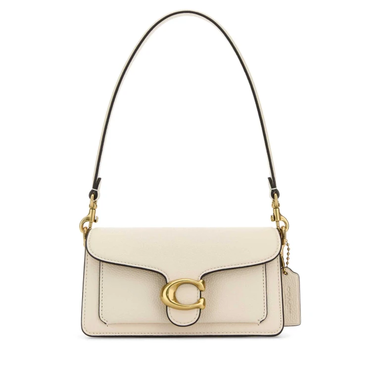 Coach Ivory Leather Tabby 20 Shoulder Bag