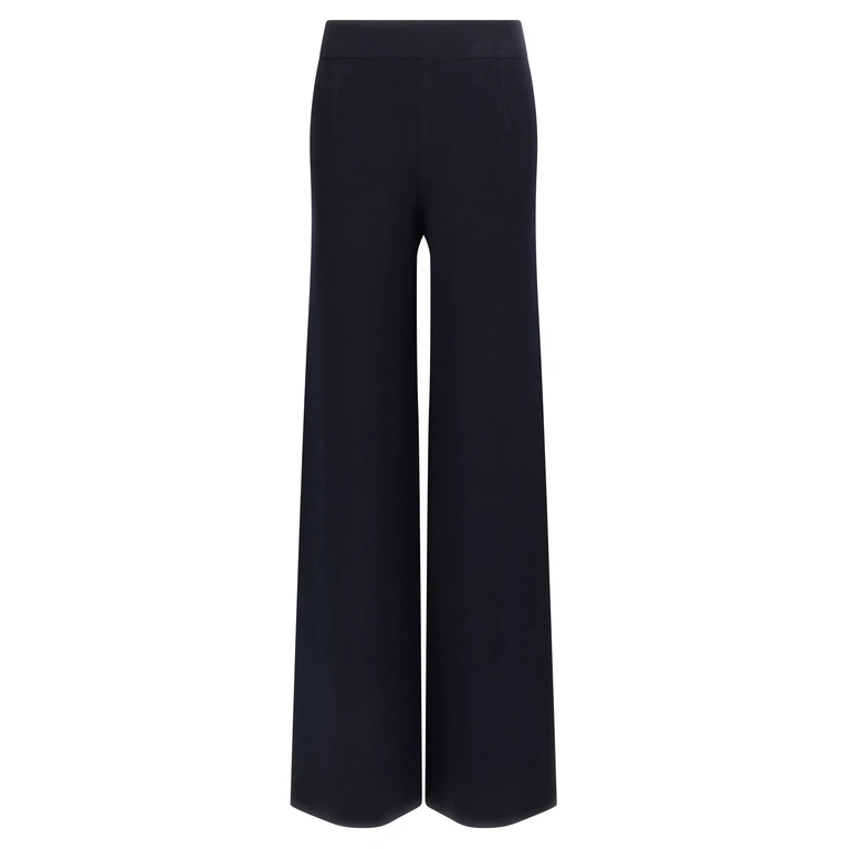 Max Mara Blue Viscose Casual Pants - Women