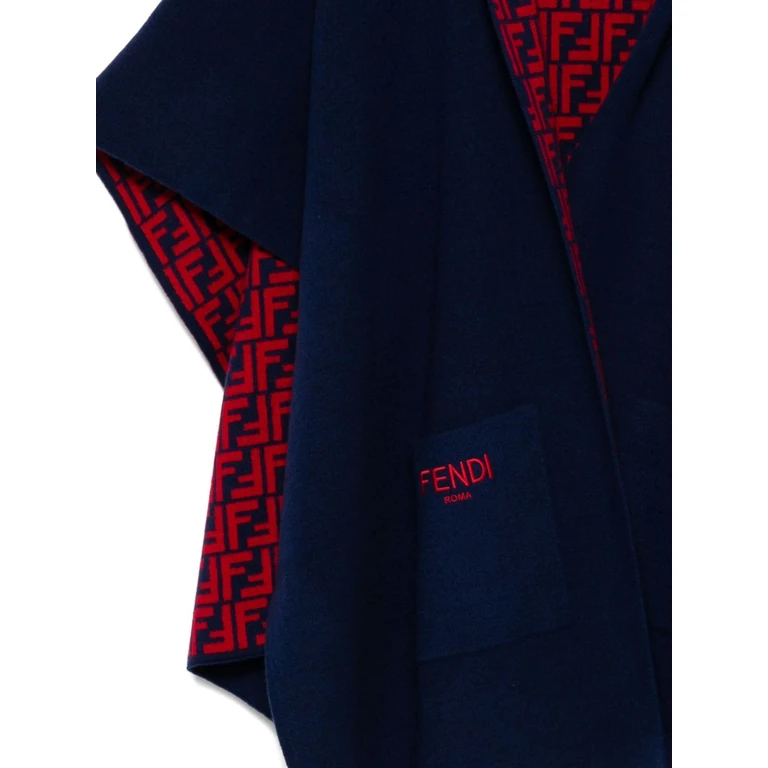 Fendi Jackets Navy Blue Wo Ws Pa