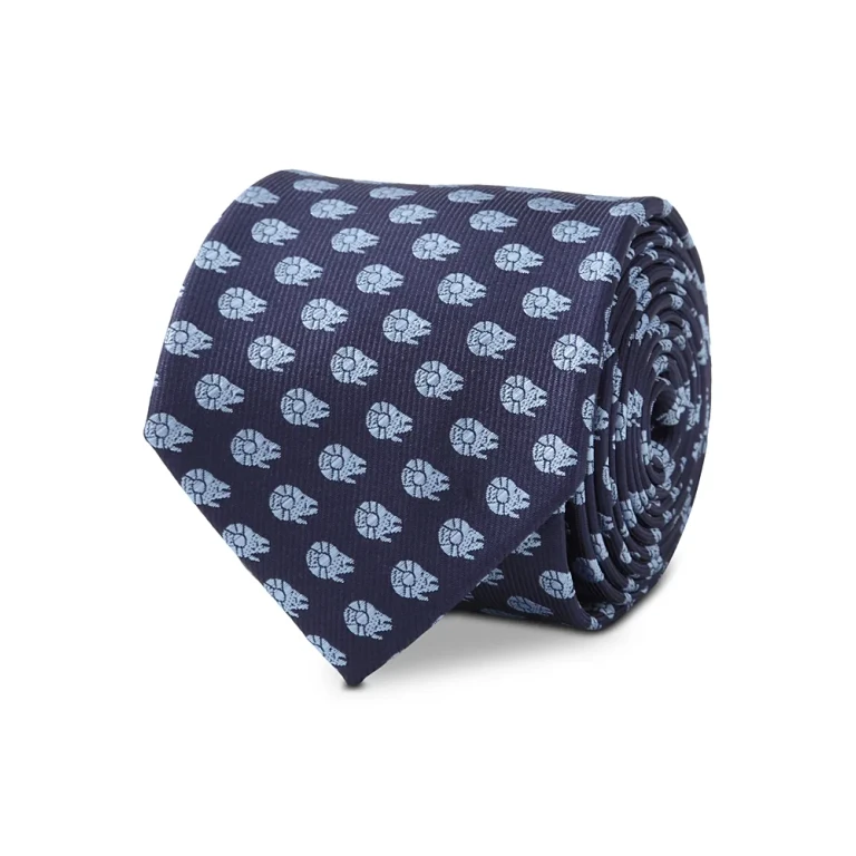 Cufflinks Inc Star Wars Millennium Falcon Blue Tonal Tie
