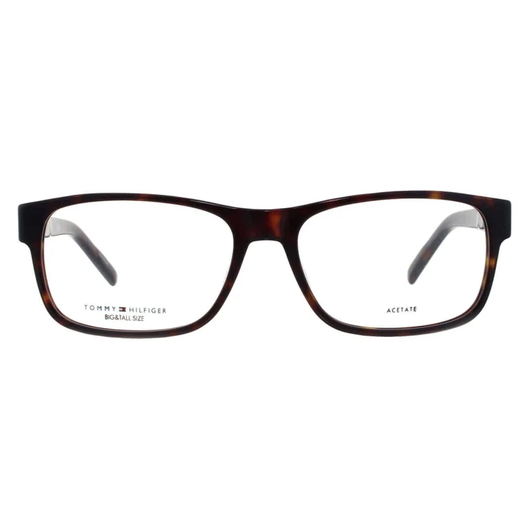 Tommy Hilfiger Demo Rectangular Mens Eyeglasses TH 1818 0086 57