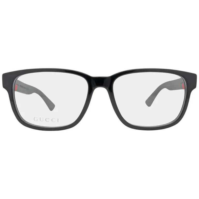 Gucci Demo Rectangular Mens Eyeglasses GG0011O 005 55