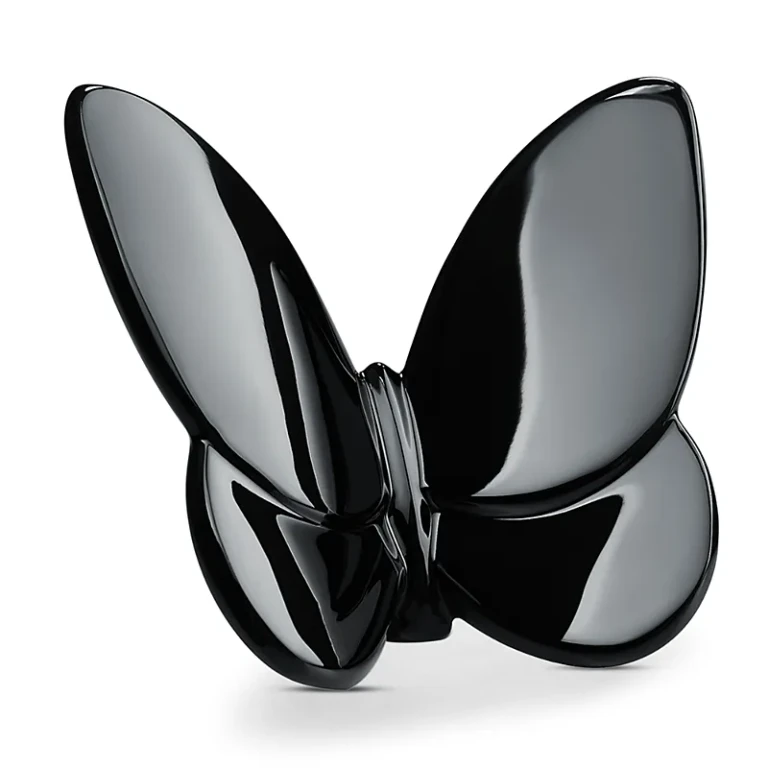 Baccarat 2.5 Lucky Crystal Butterfly in Black