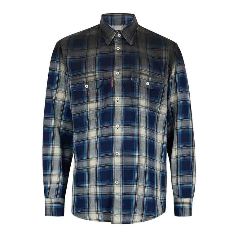 Dsquared2 Plaid Pocket Shirt