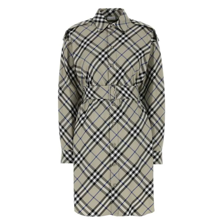 Burberry Check Cotton Shirt Dress