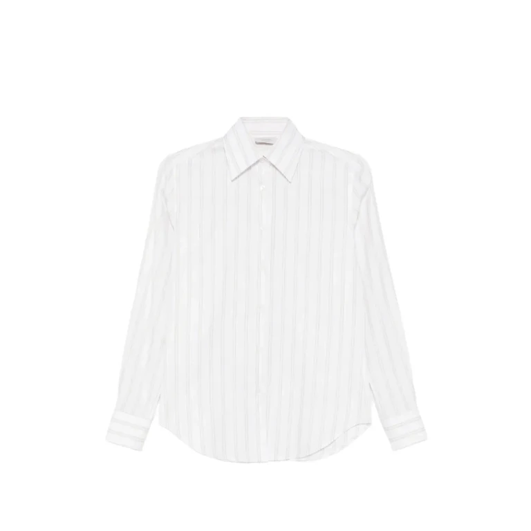 Mazzarelli Red Striped Shirt