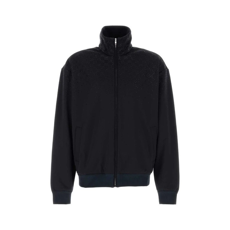 Gucci Midnight Blue Tech Jersey Sweatshirt Inkmix Exterior: Polyester Felpe - Men