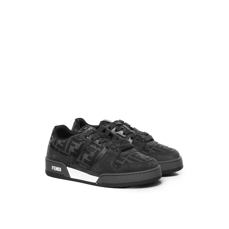 Fendi Sneakers Navy Bianco Pelle - Men