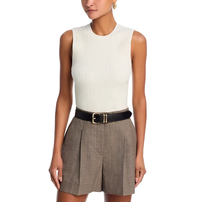 Frame The Fine Cable Tank Top
