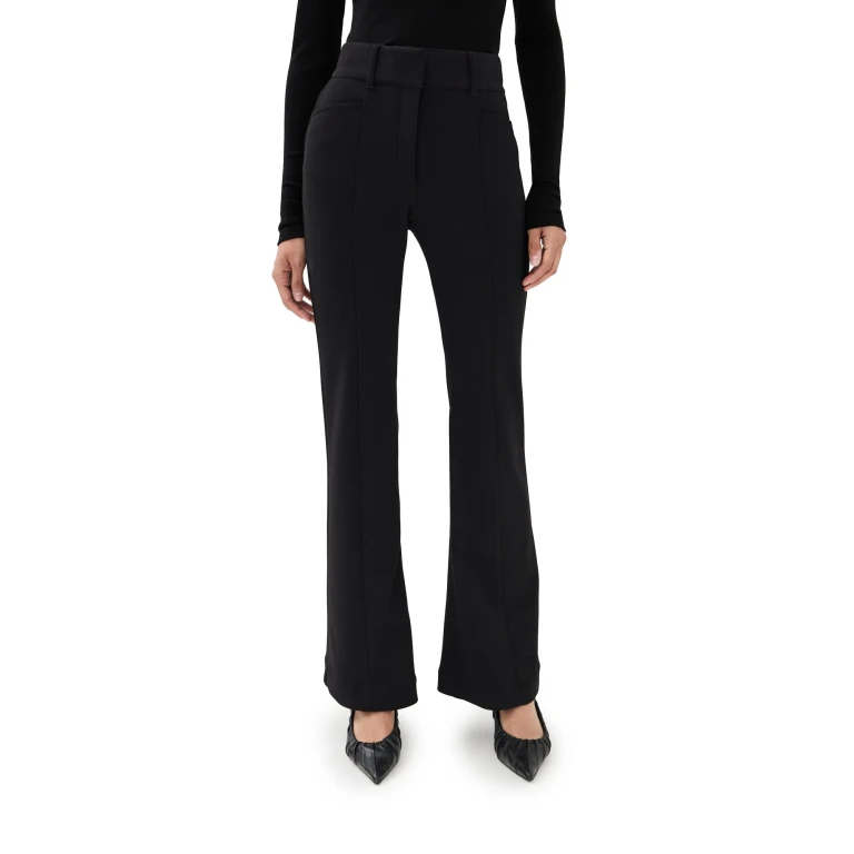 Calças Kalea Proenza Schouler em crepe elástico compacto preto
