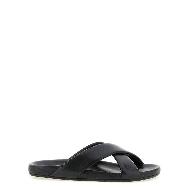 Saint Laurent Nichols sandals Black Lamb Leather (ovis Aries) - Men