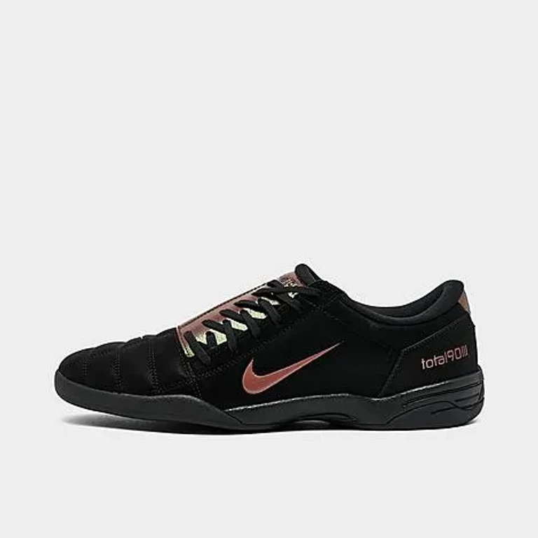 Nike Men's Total 90 Premium Tiempo Casual Shoes in Black/Red Sepia/Black Size: 7.5
