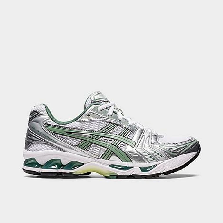 Men's ASICS GEL-Kayano 14 Casual Shoes in White/Slate Grey Size: 7.5