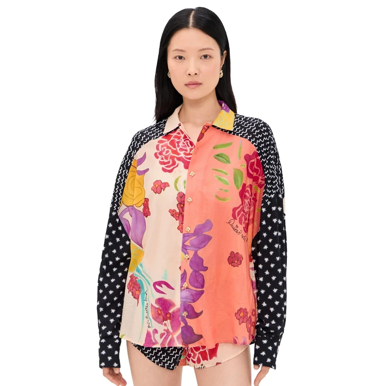 Donde Esteban Sonido Bestial Button Down Shirt Multi XL