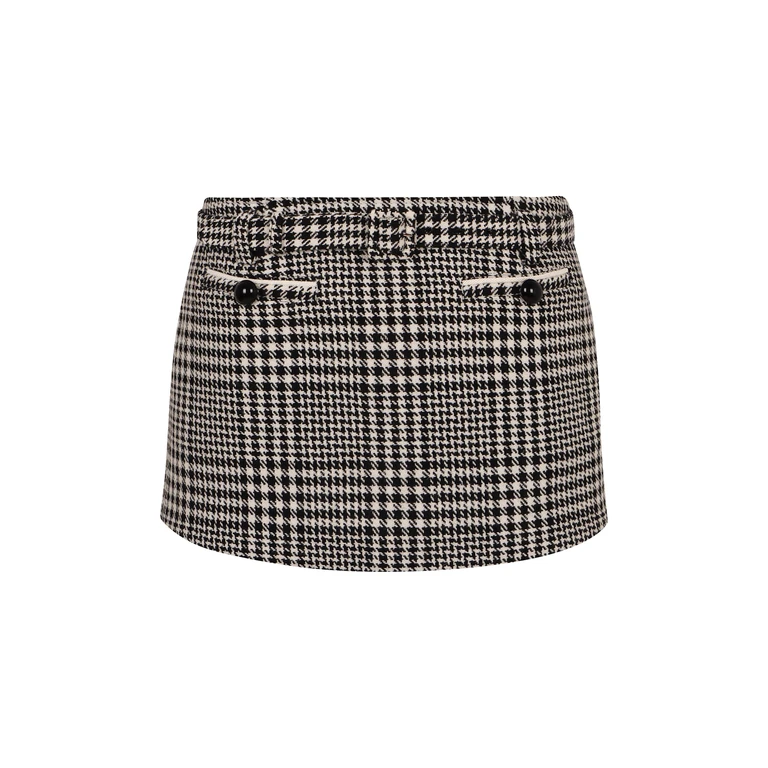 self-portrait Houndstooth Skort