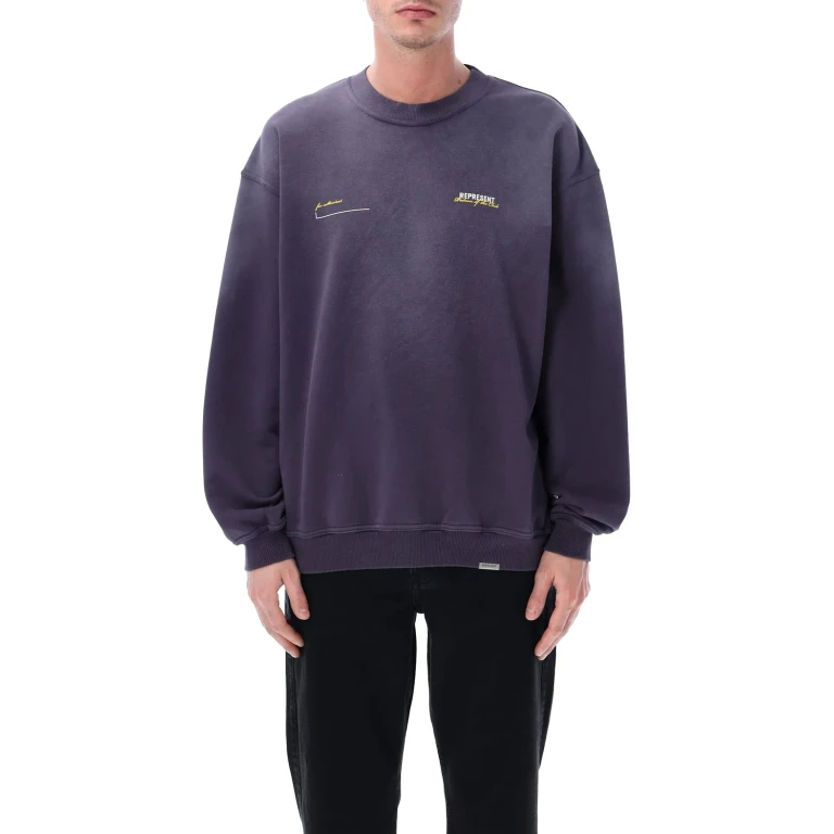 Sweatshirt Men color Plum (MLM427243)