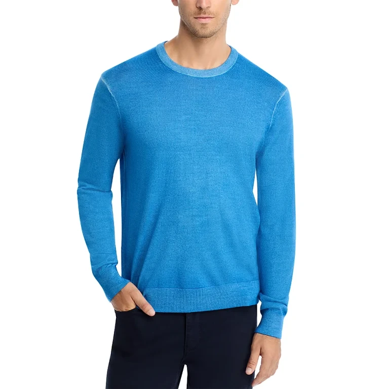 Michael Kors Merino Wool Garment Dyed Sweater