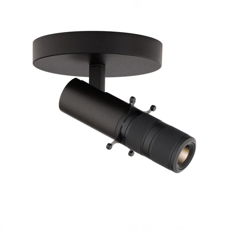 Black Framing Projector Monopoint Luminaire from the Stealth Framing Projector Monopoint Collection