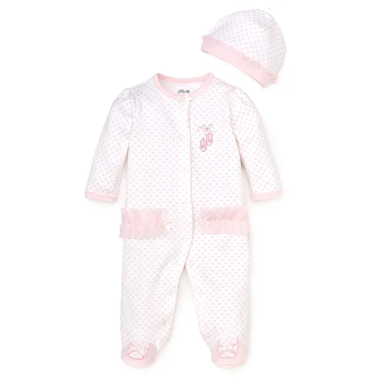 Little Me Girls' Prima Ballerina Footie - Baby