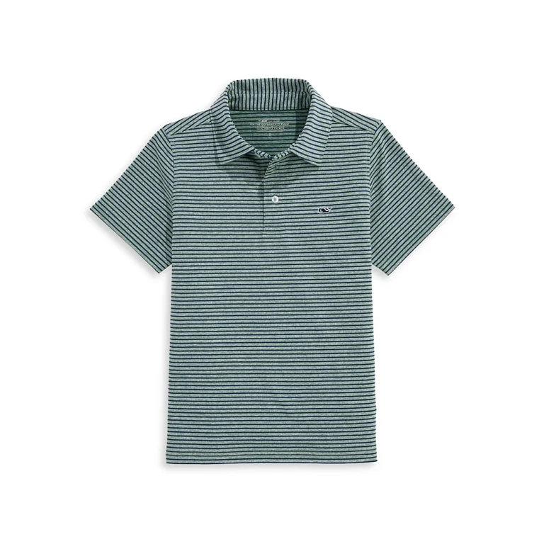 Vineyard Vines Boys' Bradley Striped Polo - Little Kid, Big Kid