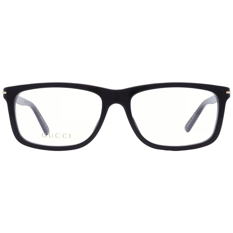 Gucci Demo Rectangular Mens Eyeglasses GG1447O 001 57