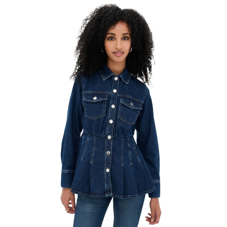 ALIGNE Hana Denim Shirt Mid Blue 2