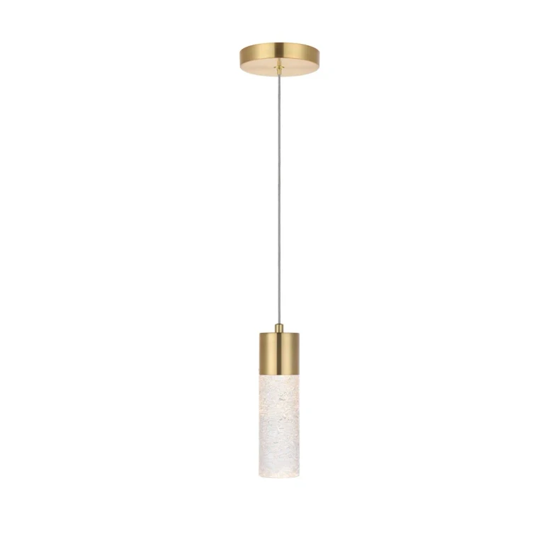 Gold LED Pendant from the Constellation Collection