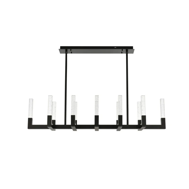 Black LED Pendant from the Noemi Collection