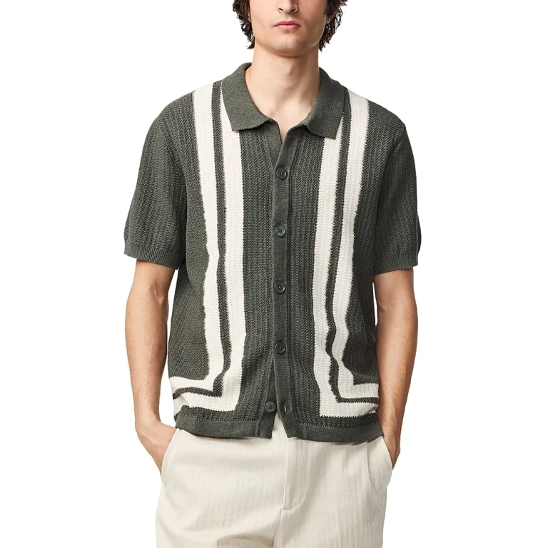 NN07 Ares 6636 Regular Fit Knit Short Sleeve Sweater