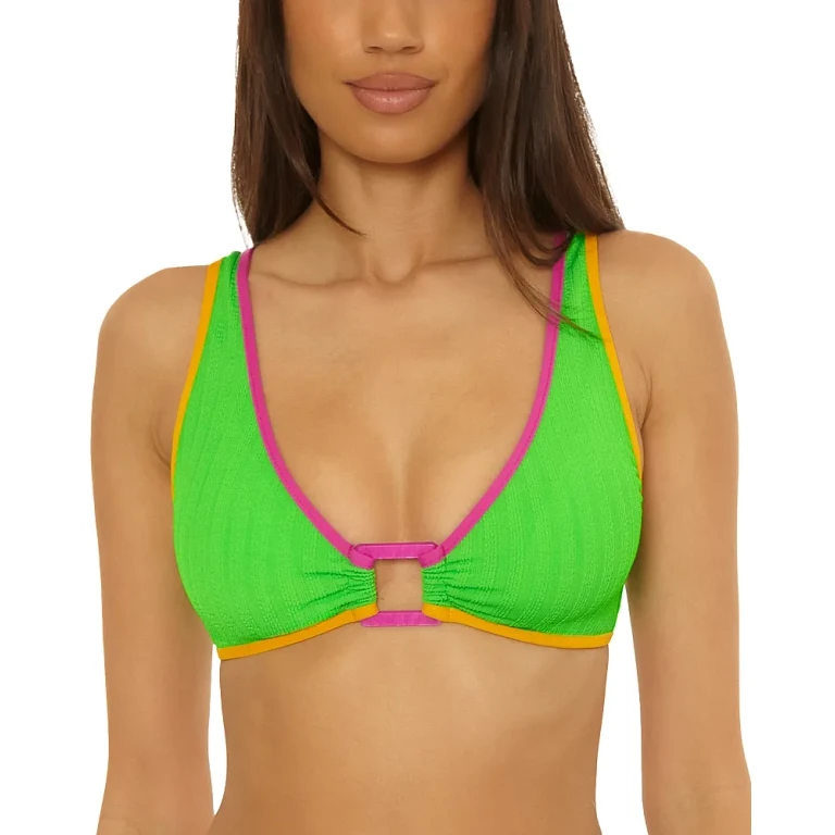 Becca by Rebecca Virtue Crinkle Crush Tatum Bralette Bikini Top