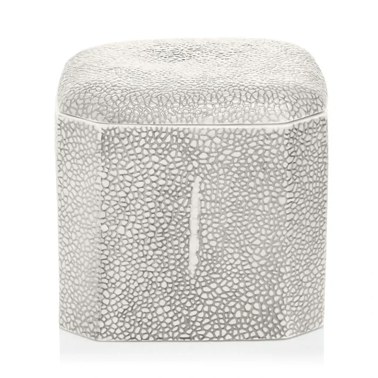Kassatex Shagreen Cotton Ball Jar