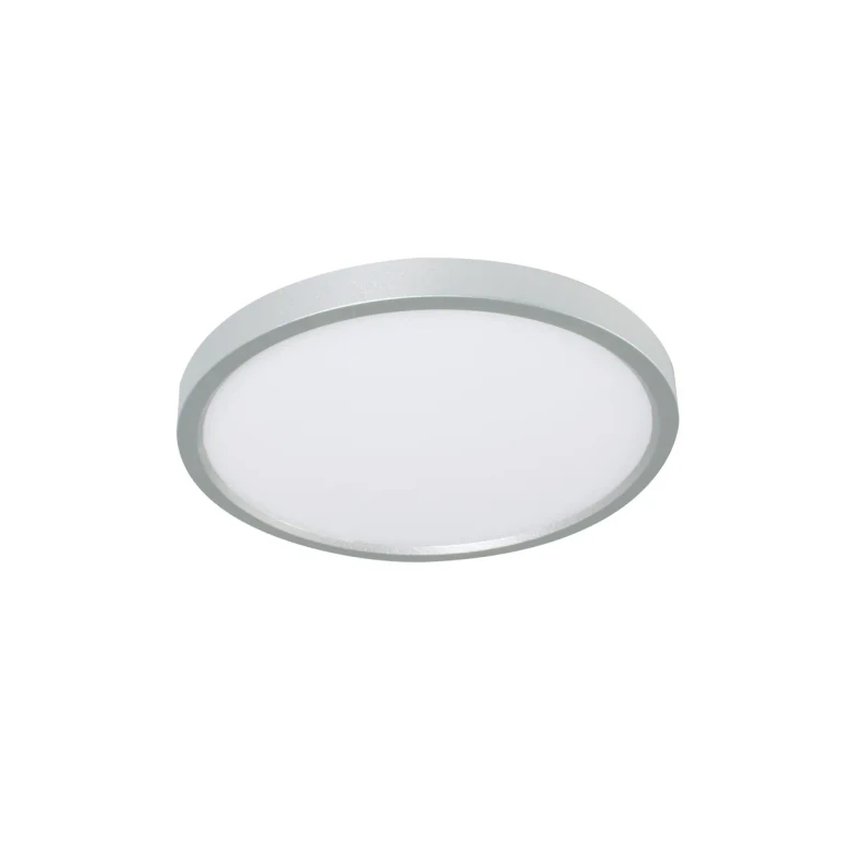Edge Round LED Flush Mount in Satin Nickel