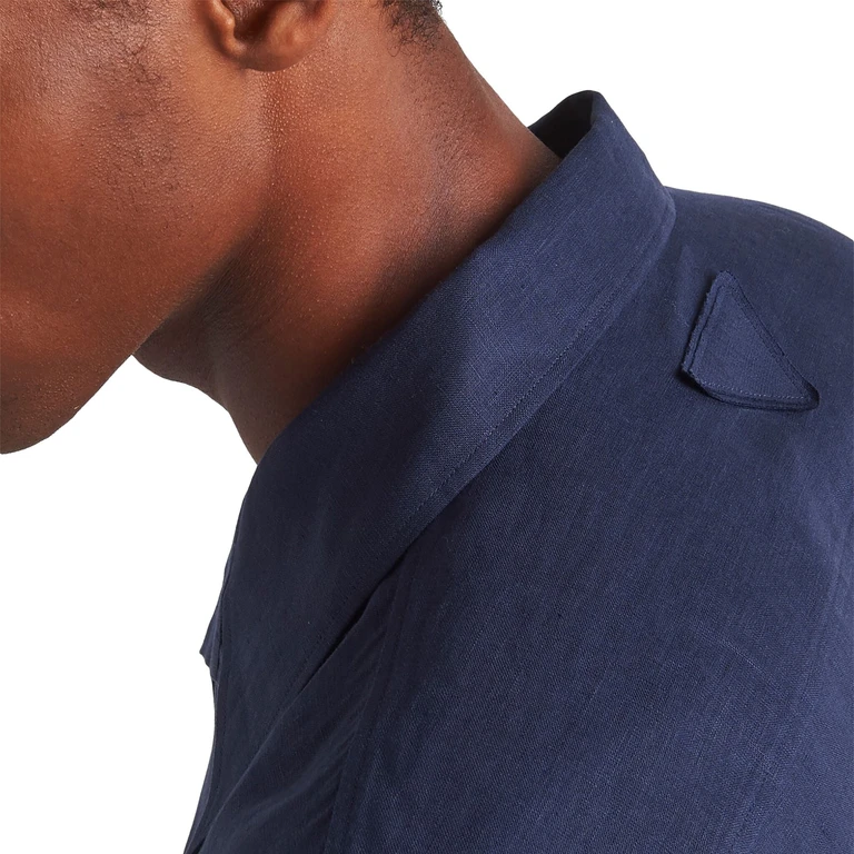 Prada Linen Shirt Blue - Men