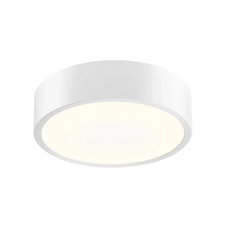 Pi 8" LED Flush Mount in Textured White