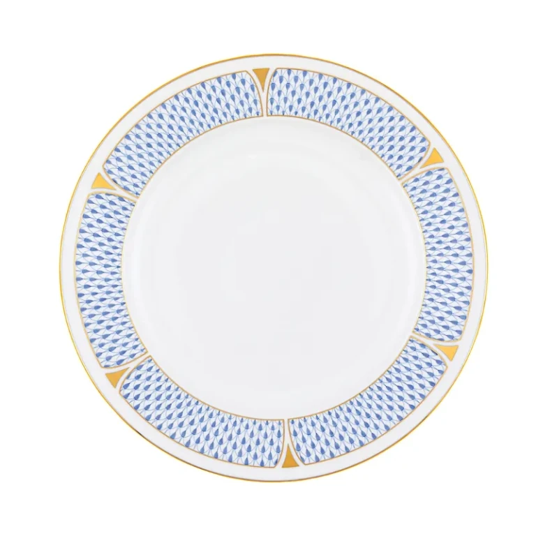Herend Art Deco Blue Service Plate
