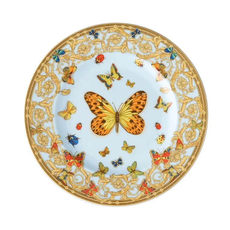 Rosenthal Meets Versace Butterfly Garden Bread & Butter Plate