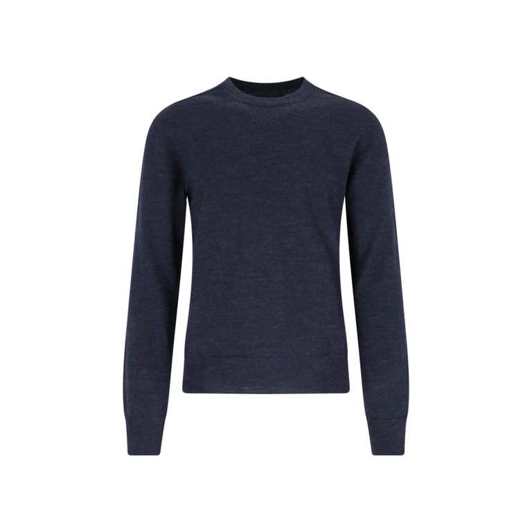 Maison Margiela Sweaters Blue Wool - Men